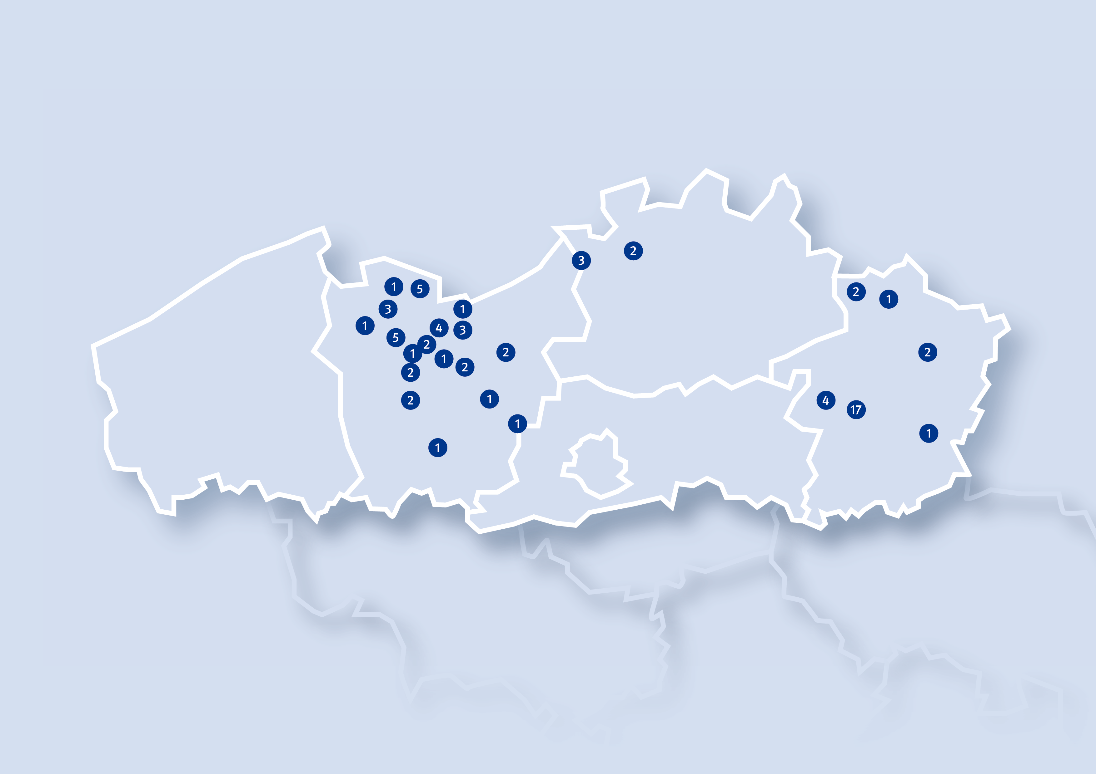 Geografische spreiding 